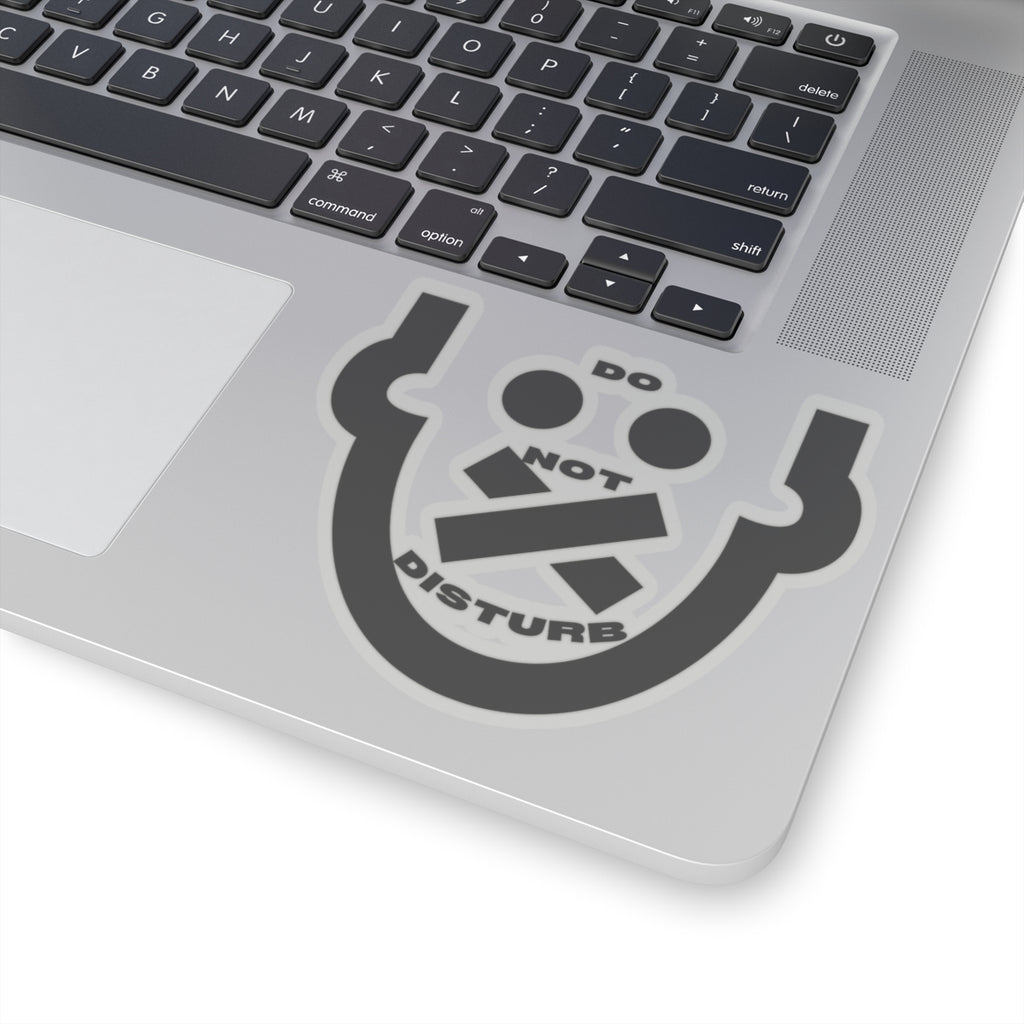 Cross Mouth DND Kiss-Cut Sticker