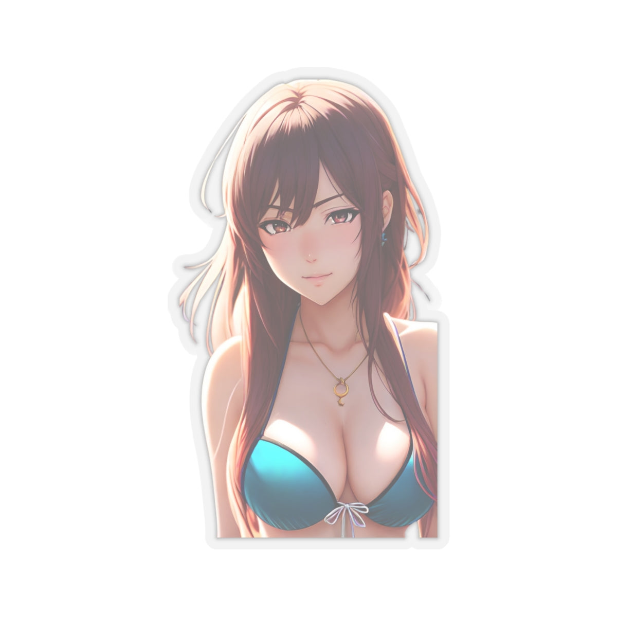 Bikini Model Kiss-Cut Sticker