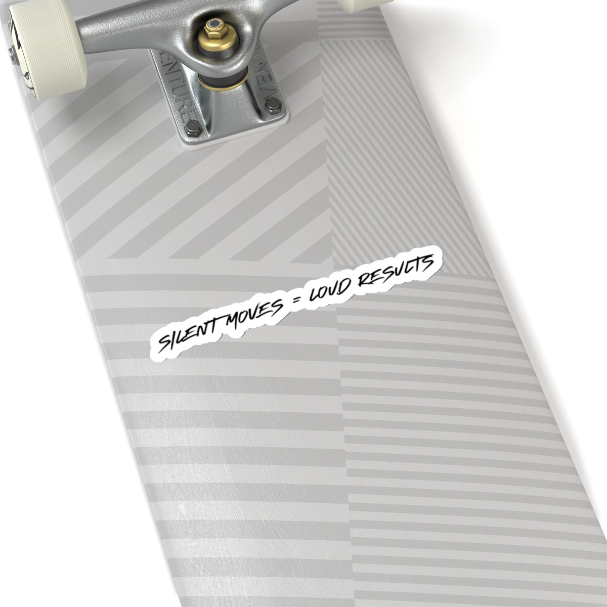 Silent Moves Loud Results Sticker