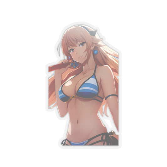 Bikini Model Kiss-Cut Sticker