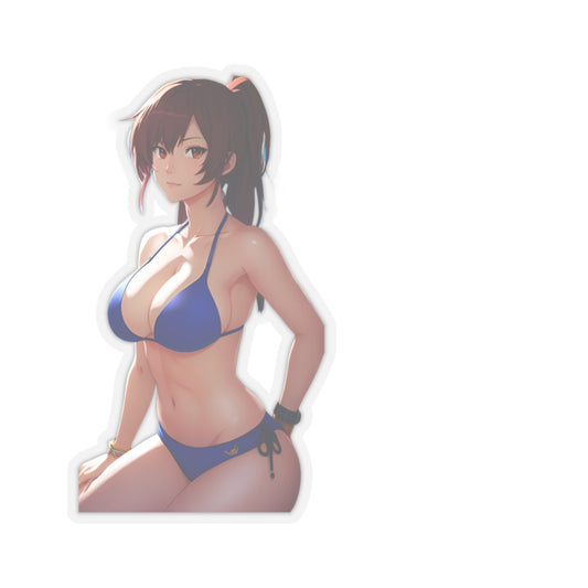 Bikini Model Kiss-Cut Sticker