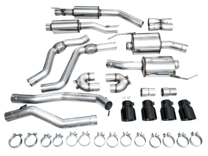 AWE Tuning 20-25 (Only Certain 2026 Models) Ford Explorer ST Touring Ed. Exhaust w/Diamond Blk Tips
